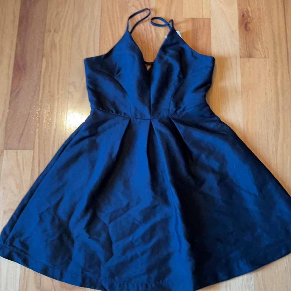 Black cocktail mini dress Mustard Seed, size medium